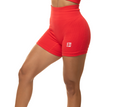 Ribbed Foundation Shorts | Red
