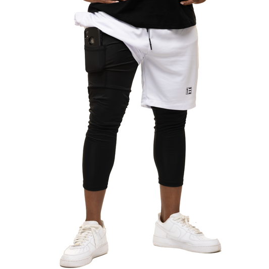 Men's Long Compression-Lined Shorts